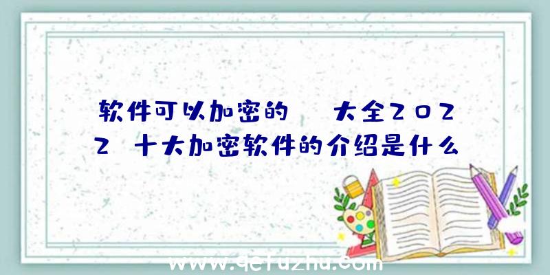 软件可以加密的app大全2022